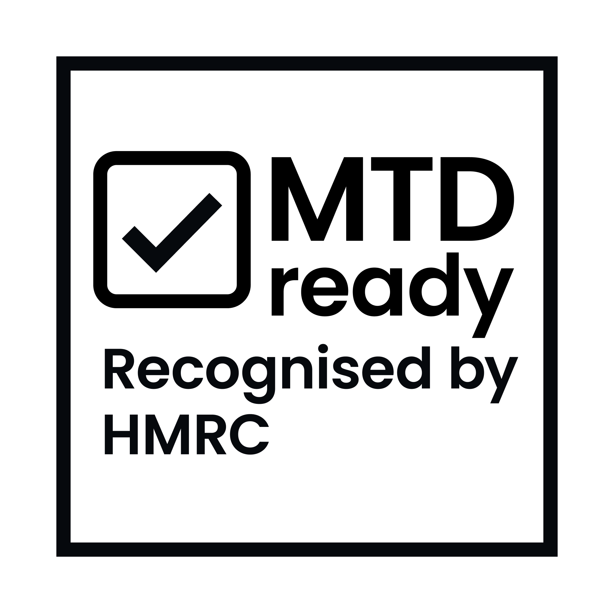 MTD ready - Recognised by HMRC